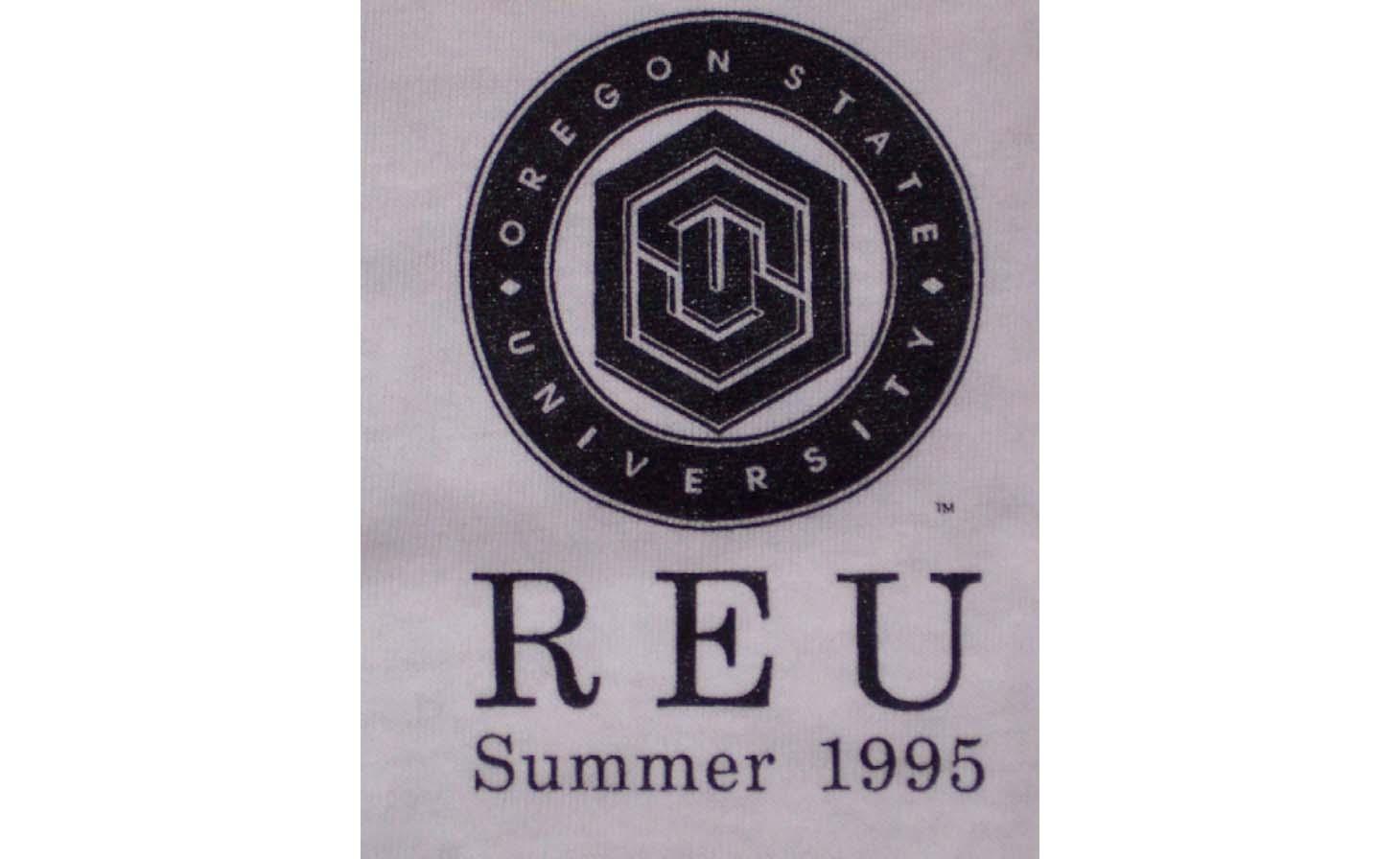 The front image of the OSU REU t shirt in 1995.