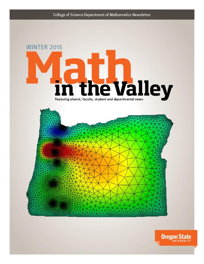 Math Newsletter Winter 2015 Cover